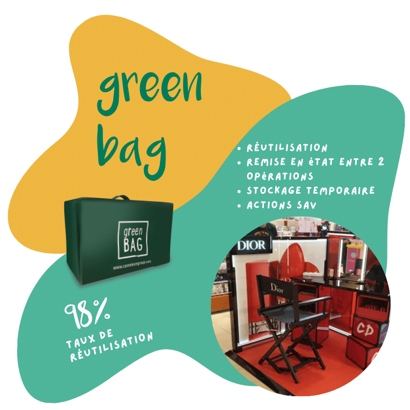 green bag plv réutilisable