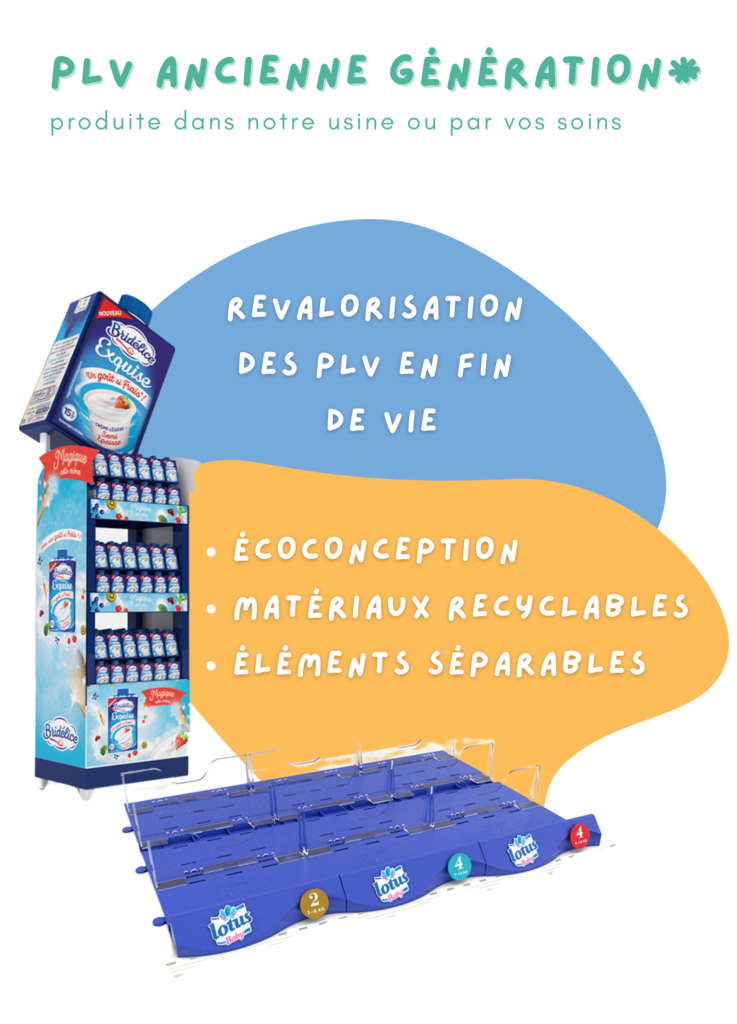 Recyclage PLV Green Box plv recyclable
exemple de publicité en lieu de vente qui peut être recyclable