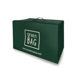 L'image de la green bag pour recycler la plv
