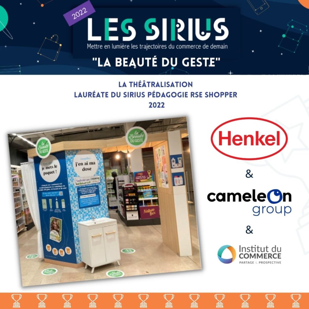 projet d'activation de Henkel au concours Sirius RSE shopper