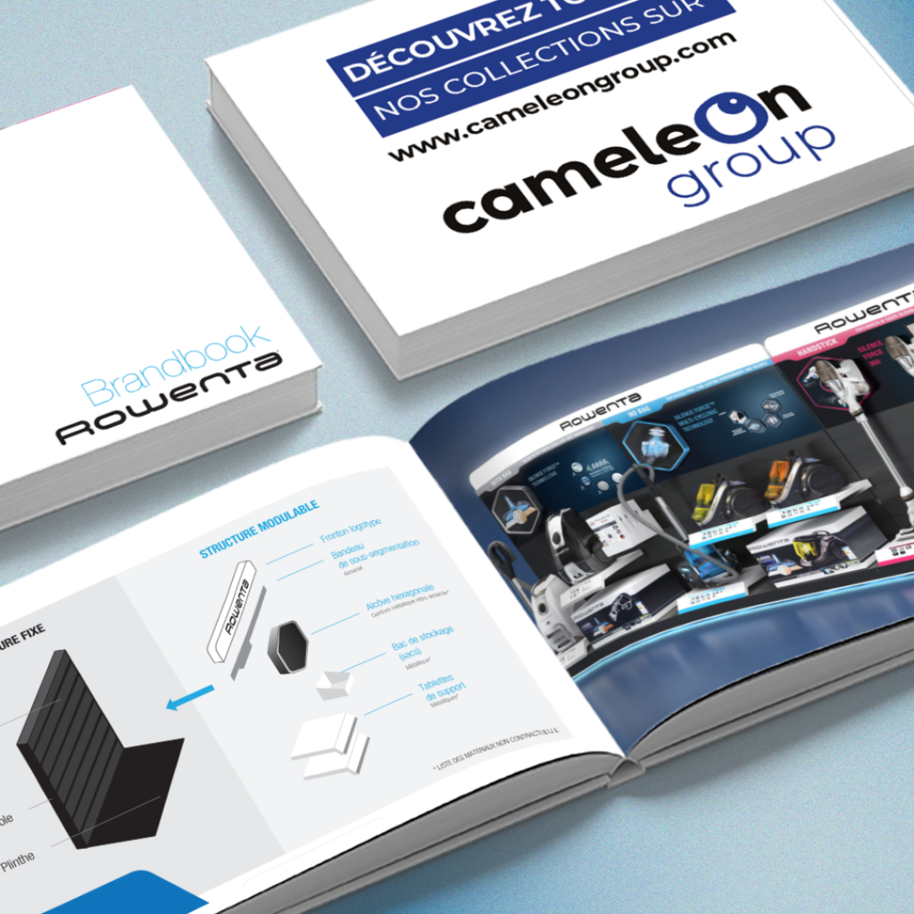 Book merchandising strategie merchandising High Tech Rowenta Cameleon group
