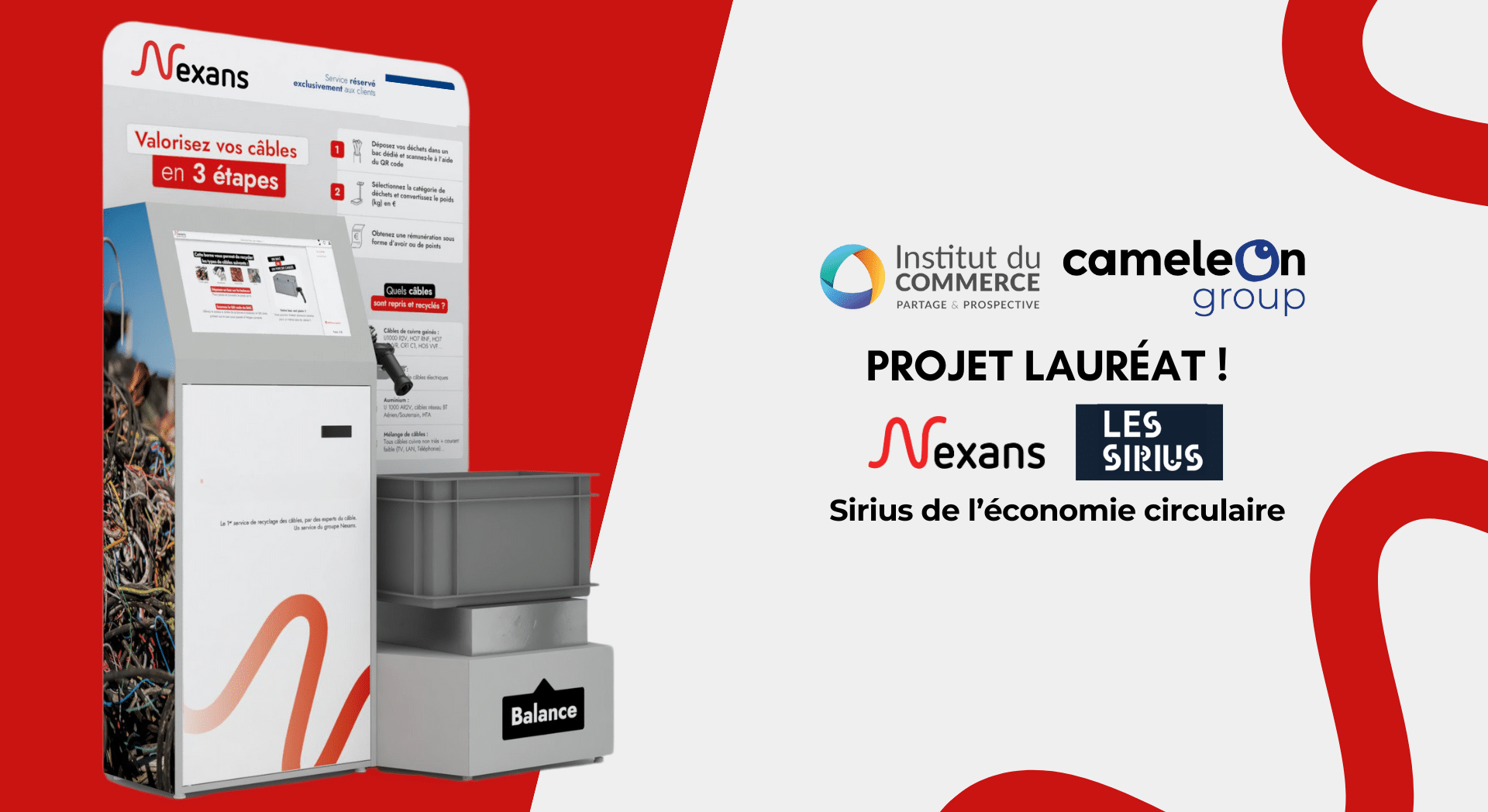les sirius 2025 institut du commerce cameleon group nexans cableloop