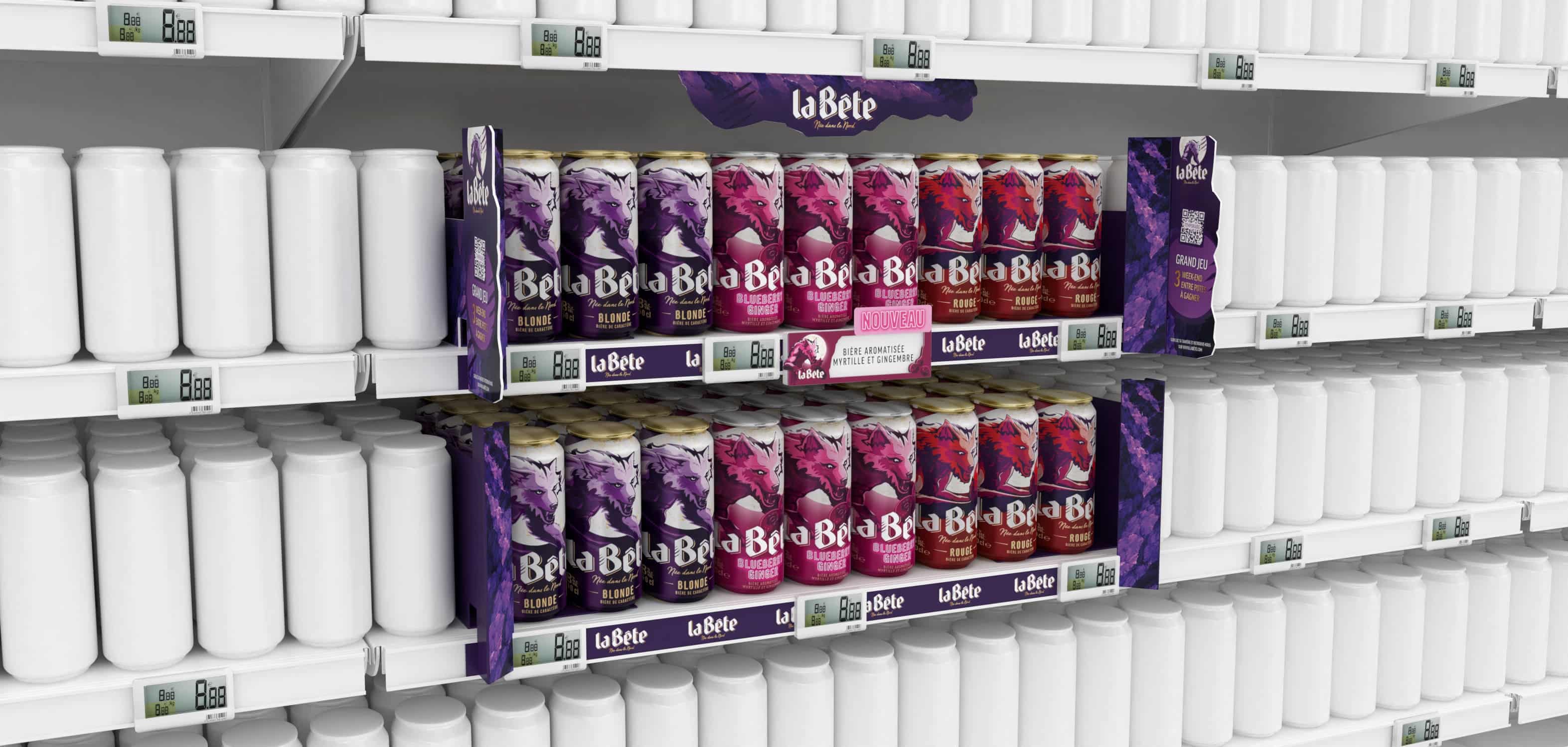 Linéaire et merchandising en point de vente