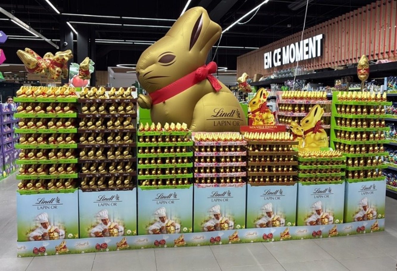 Mécanique promotionnelle Lindt en point de vente