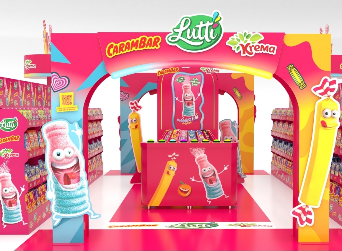 Théâtralisation en point de vente pour Carambar